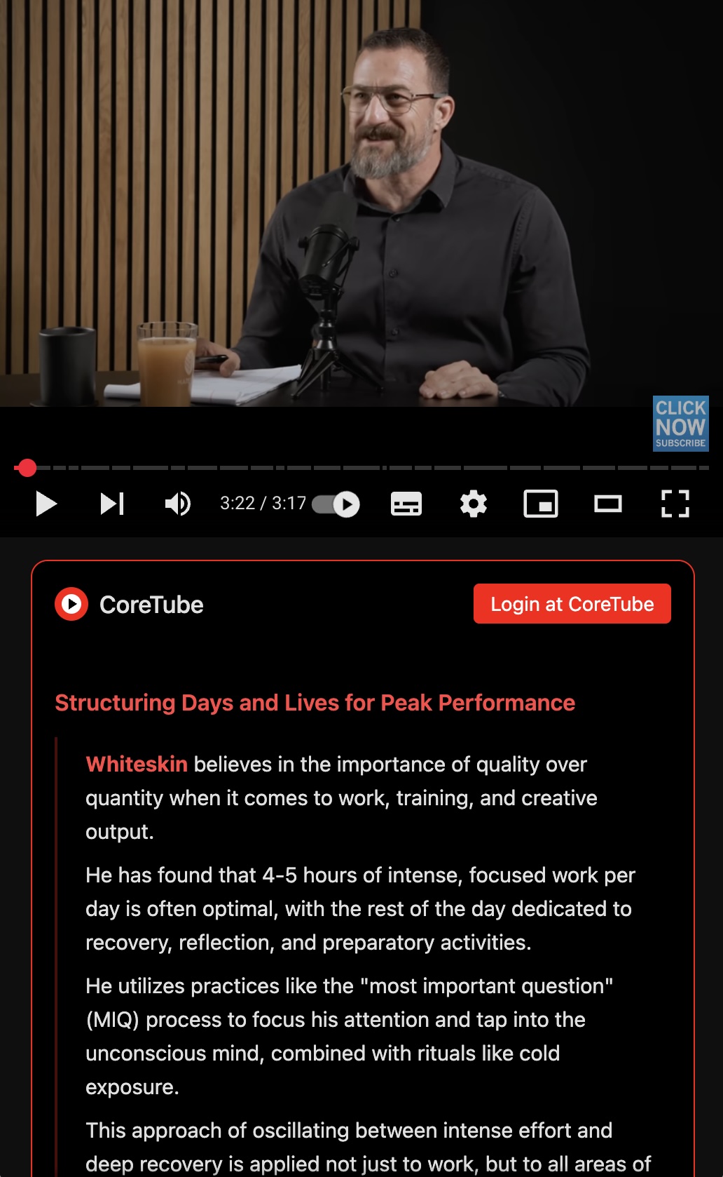 CoreTube Mobile - View 2